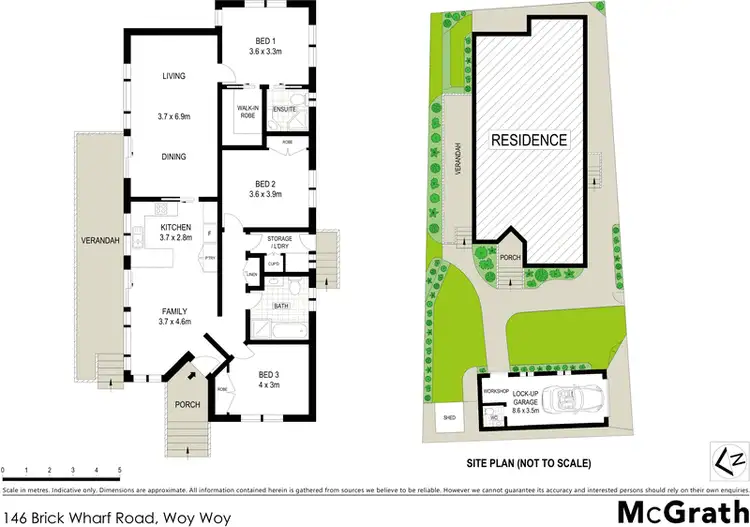 Floorplan of Homely house listing, 146 Brick Wharf Road, Woy Woy NSW 2256