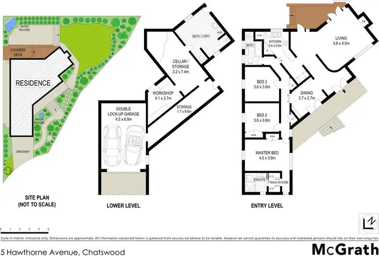 Floorplan of Homely house listing, 5 Hawthorne Avenue, Chatswood NSW 2067