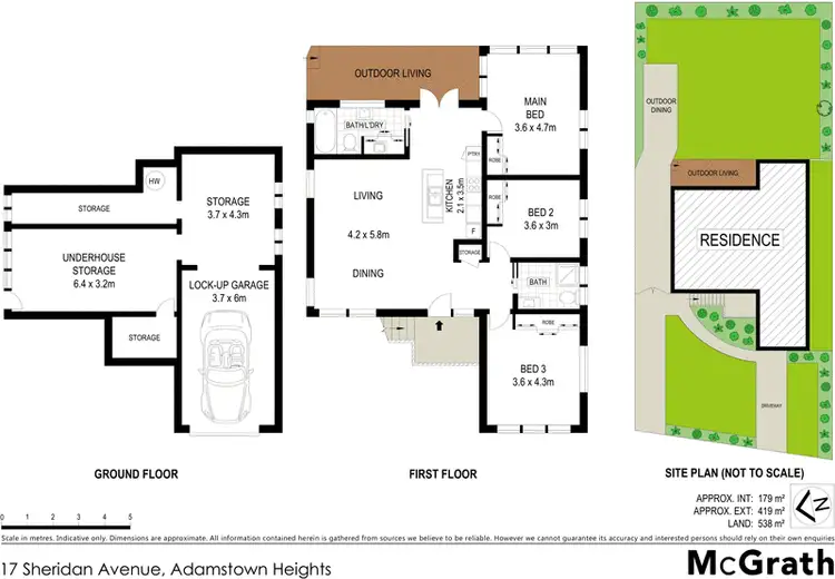 Floorplan of Homely house listing, 17 Sheridan Avenue, Adamstown Heights NSW 2289