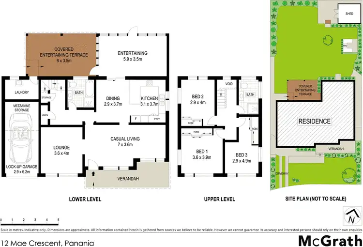 Floorplan of Homely house listing, 12 Mae Crescent, Panania NSW 2213