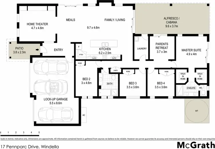 Floorplan of Homely house listing, 17 Pennparc Drive, Windella NSW 2320