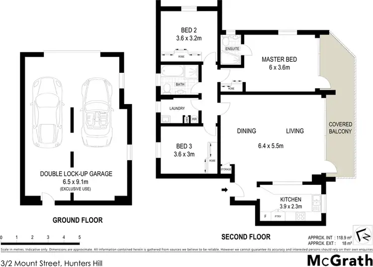 Floorplan of Homely apartment listing, 3/2 Mount Street, Hunters Hill NSW 2110