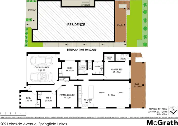 Floorplan of Homely house listing, 209 Lakeside Avenue, Springfield Lakes QLD 4300
