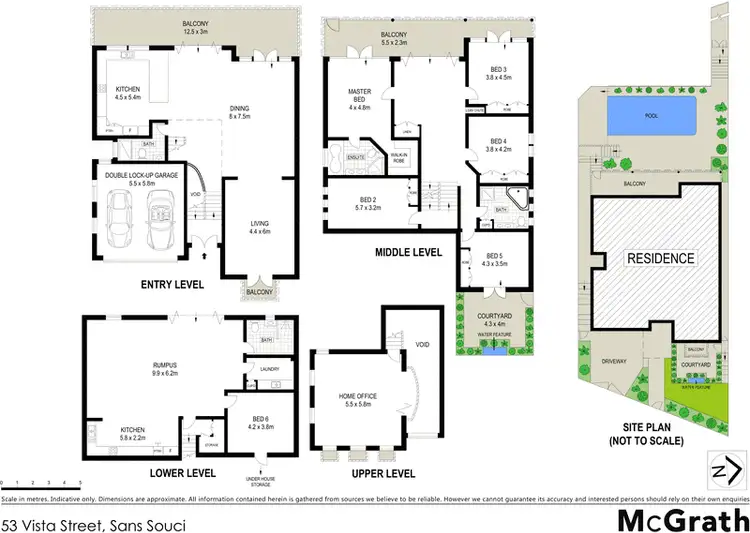 Floorplan of Homely house listing, 53 Vista Street, Sans Souci NSW 2219