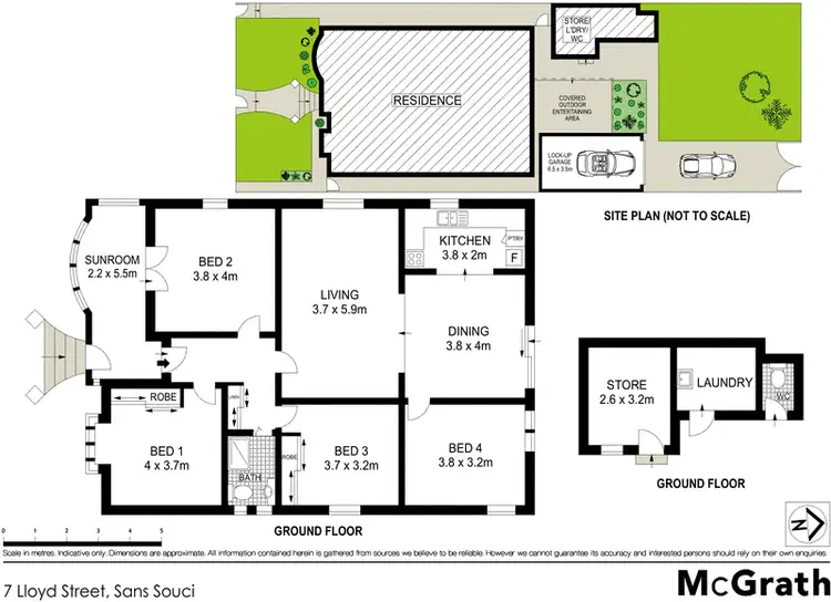 Floorplan of Homely house listing, 7 Lloyd Street, Sans Souci NSW 2219