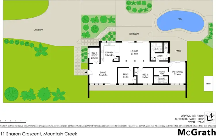 Floorplan of Homely house listing, 11 Sharon Crescent, Mountain Creek QLD 4557