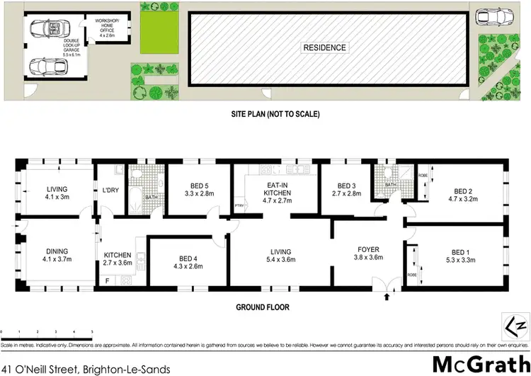 Floorplan of Homely house listing, 41 O'Neill Street, Brighton-le-sands NSW 2216