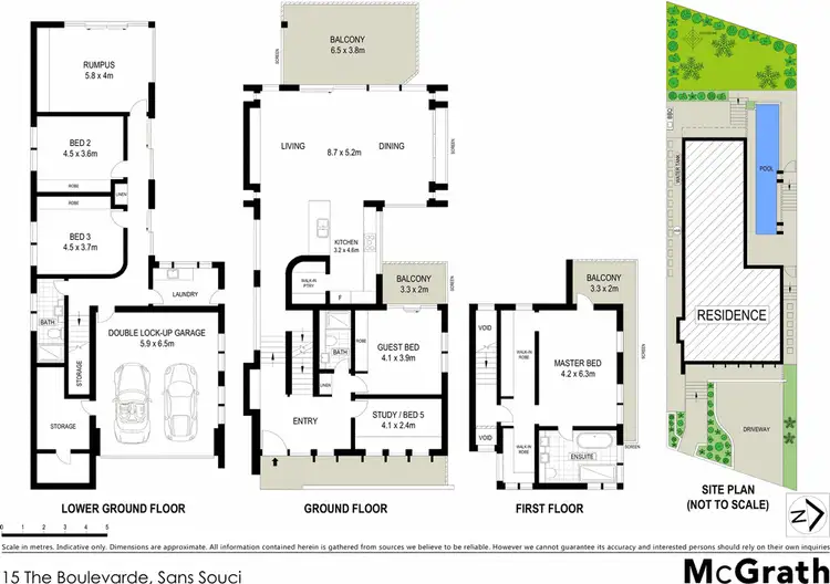 Floorplan of Homely house listing, 15 The Boulevarde, Sans Souci NSW 2219
