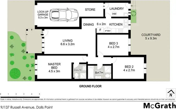 Floorplan of Homely villa listing, 9/137 Russell Avenue, Dolls Point NSW 2219