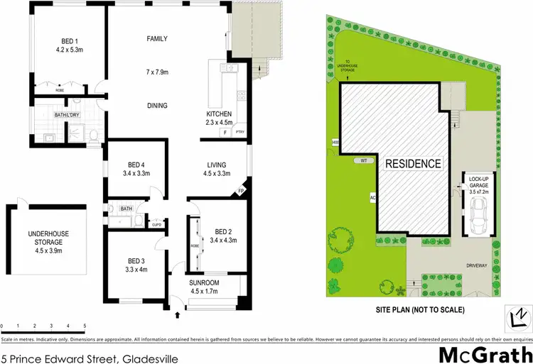 Floorplan of Homely house listing, 5 Prince Edward Street, Gladesville NSW 2111