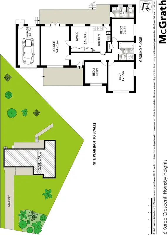 Floorplan of Homely house listing, 6 Karoo Crescent, Hornsby Heights NSW 2077