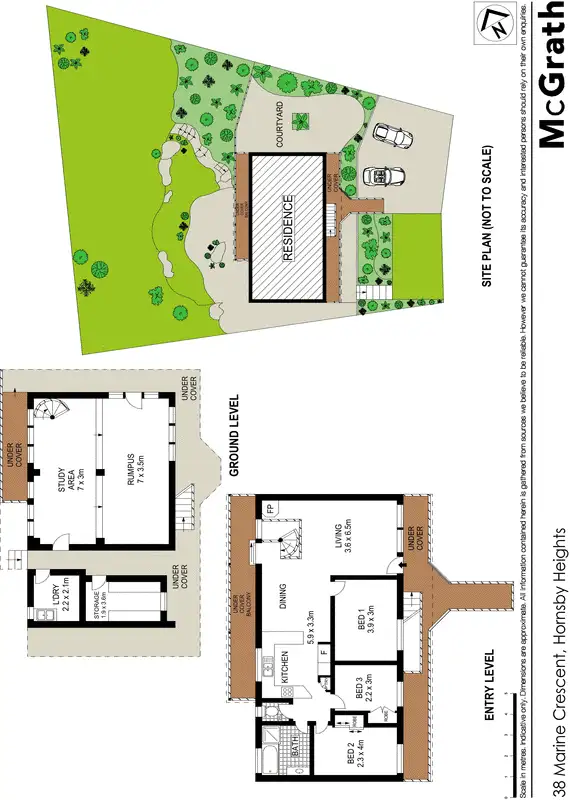Floorplan of Homely house listing, 38 Marine Crescent, Hornsby Heights NSW 2077