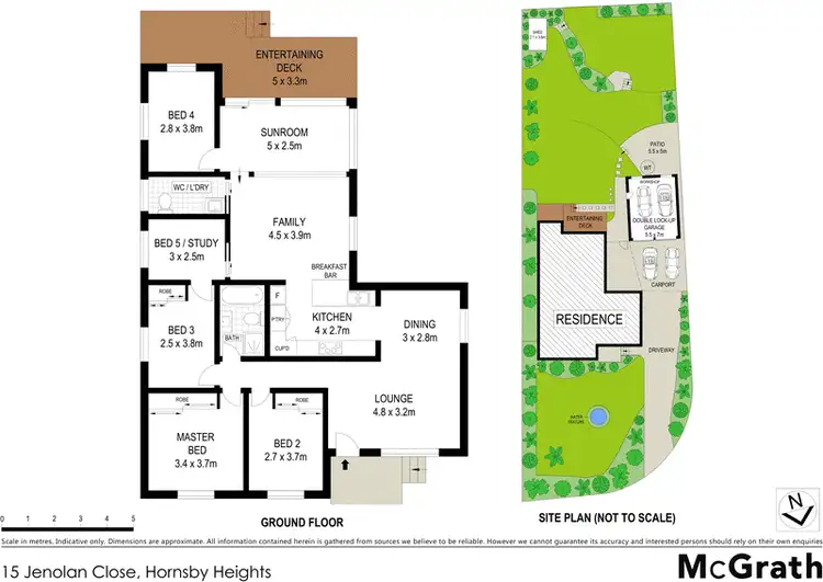 Floorplan of Homely house listing, 15 Jenolan Close, Hornsby Heights NSW 2077