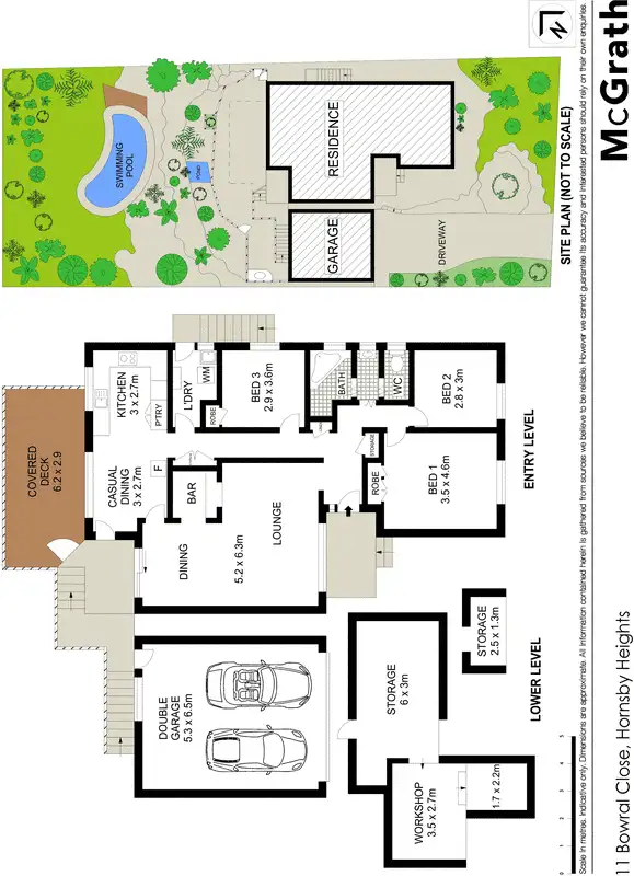 Floorplan of Homely house listing, 11 Bowral Close, Hornsby Heights NSW 2077