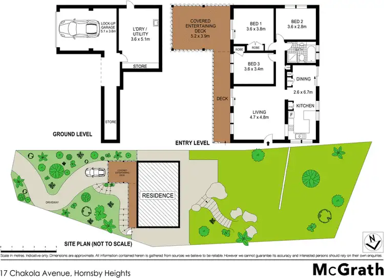 Floorplan of Homely house listing, 17 Chakola Avenue, Hornsby Heights NSW 2077