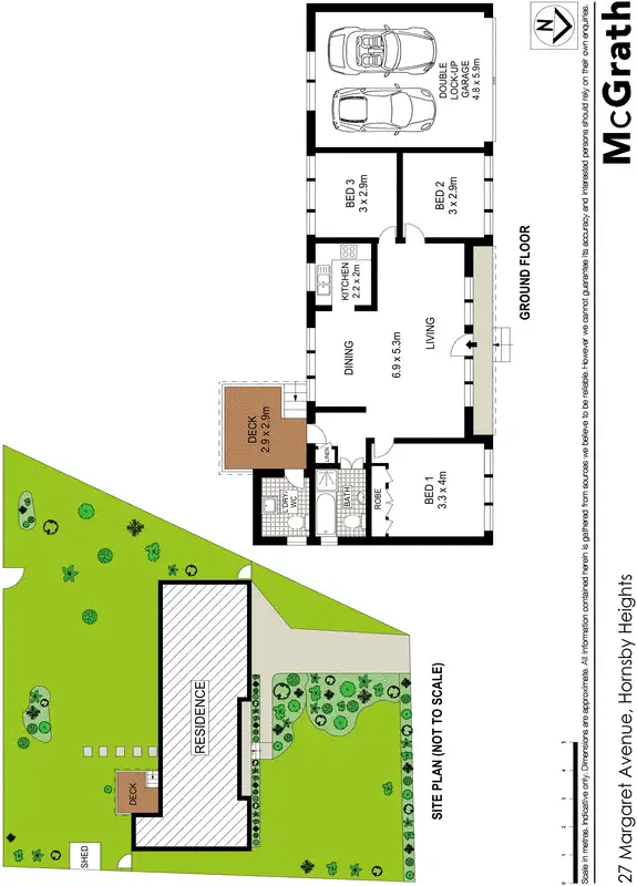 Floorplan of Homely house listing, 27 Margaret Avenue, Hornsby Heights NSW 2077