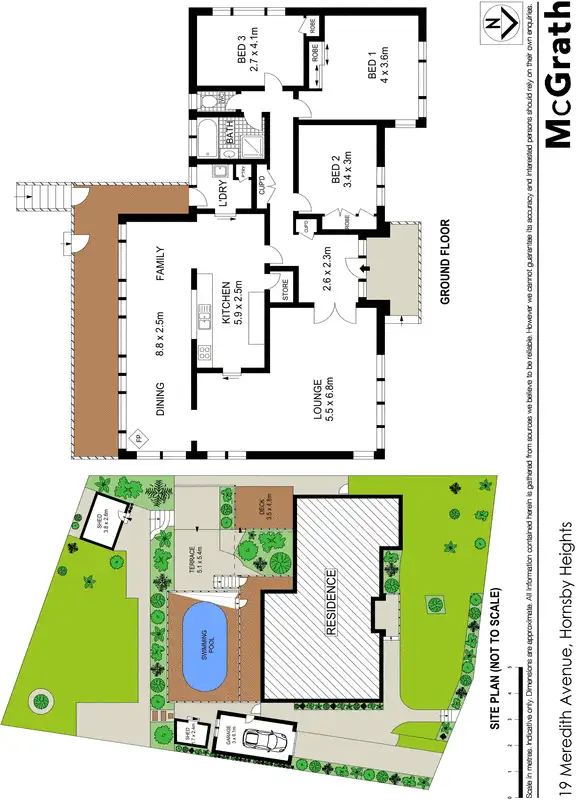 Floorplan of Homely house listing, 19 Meredith Avenue, Hornsby Heights NSW 2077