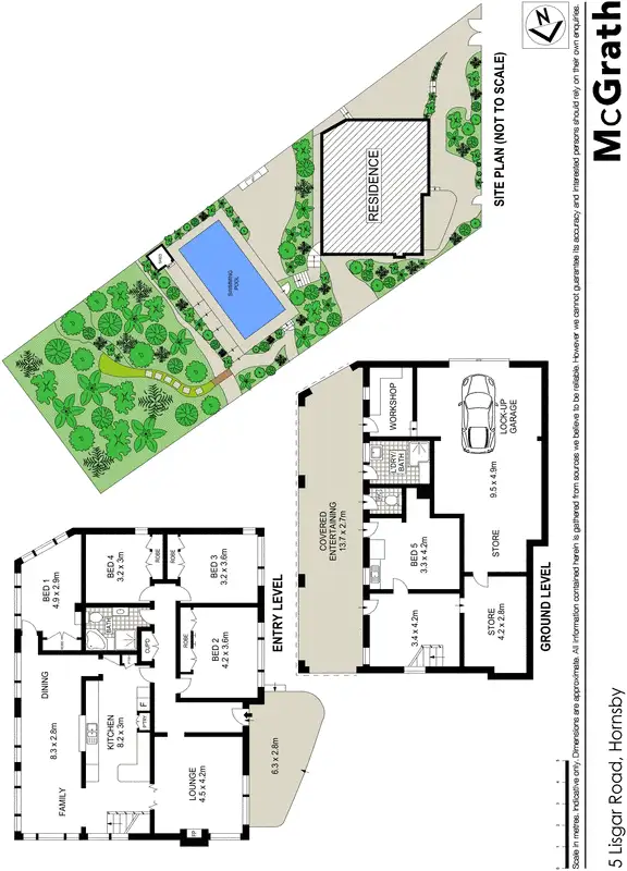 Floorplan of Homely house listing, 5 Lisgar Road, Hornsby NSW 2077