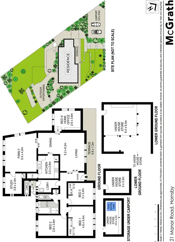 Floorplan of Homely house listing, 21 Manor Road, Hornsby NSW 2077