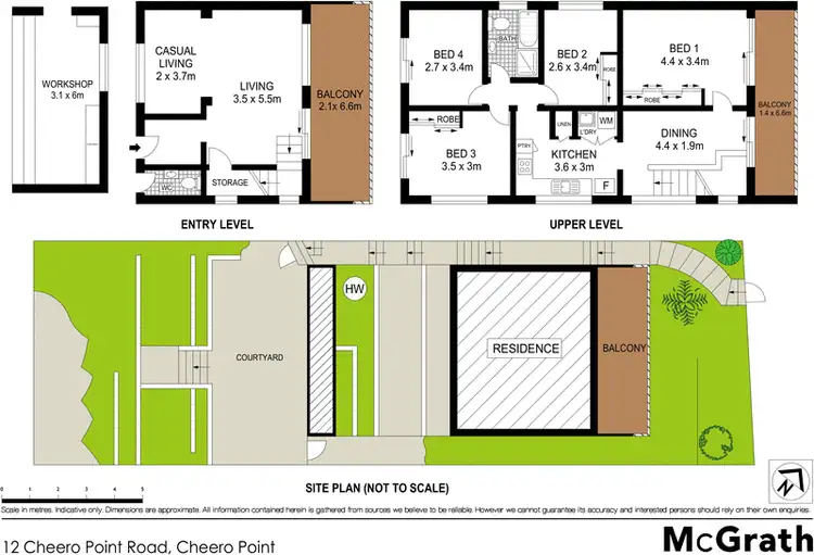 Floorplan of Homely house listing, 12 Cheero Point Road, Cheero Point NSW 2083