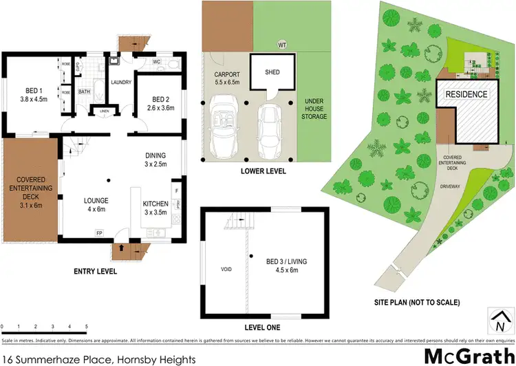 Floorplan of Homely house listing, 16 Summerhaze Place, Hornsby Heights NSW 2077