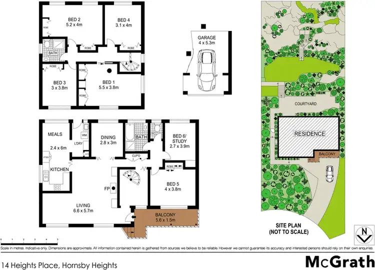 Floorplan of Homely house listing, 14 Heights Place, Hornsby Heights NSW 2077