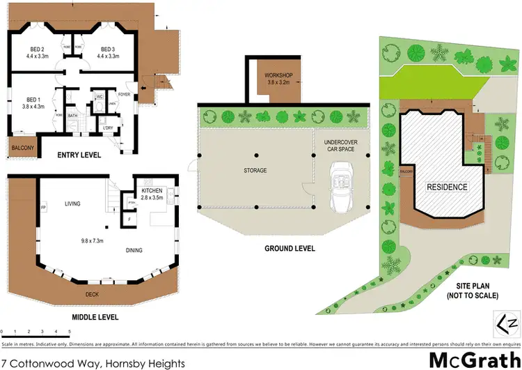 Floorplan of Homely house listing, 7 Cottonwood Way, Hornsby Heights NSW 2077