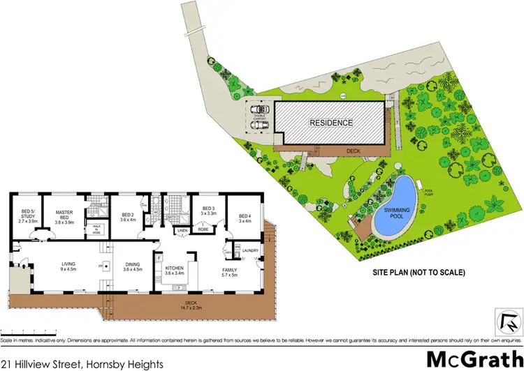 Floorplan of Homely house listing, 21 Hillview Street, Hornsby Heights NSW 2077