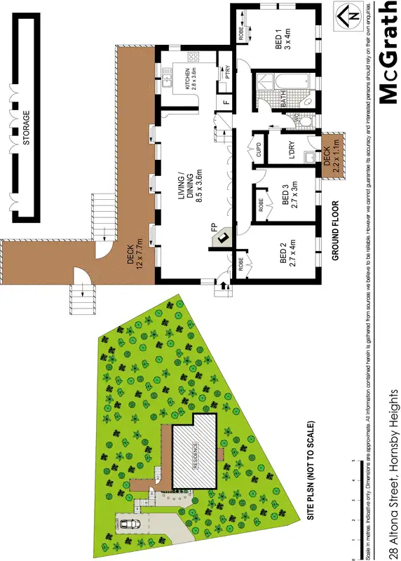 Floorplan of Homely house listing, 28 Altona Street, Hornsby Heights NSW 2077