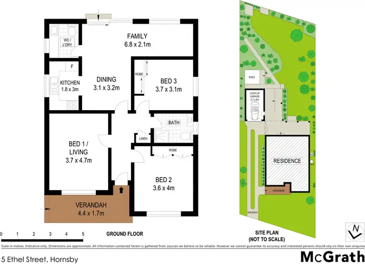Floorplan of Homely house listing, 5 Ethel Street, Hornsby NSW 2077