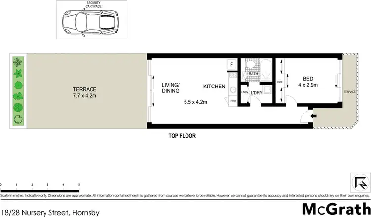 Floorplan of Homely apartment listing, 18/28 Nursery Street, Hornsby NSW 2077