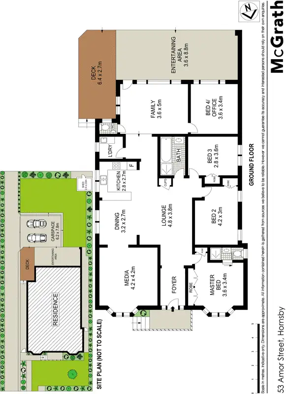 Floorplan of Homely house listing, 53 Amor Street, Hornsby NSW 2077