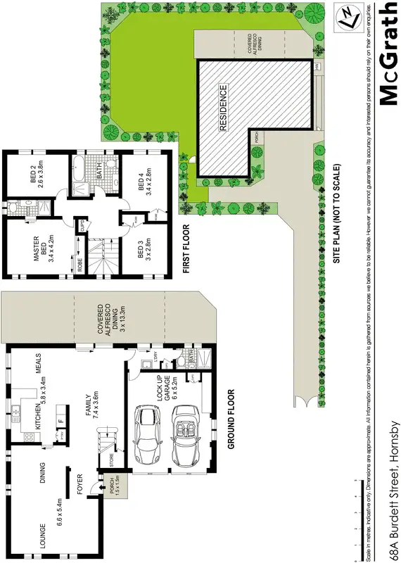 Floorplan of Homely house listing, 68a Burdett Street, Hornsby NSW 2077