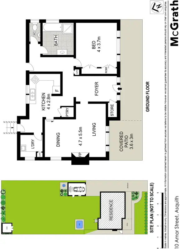 Floorplan of Homely house listing, 10 Amor Street, Asquith NSW 2077