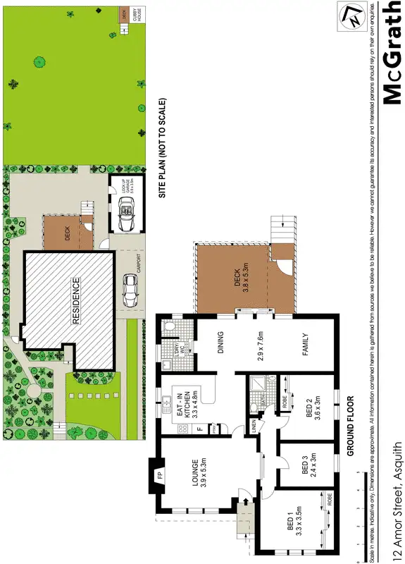 Floorplan of Homely house listing, 12 Amor Street, Asquith NSW 2077