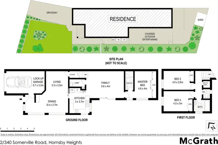 Floorplan of Homely house listing, 2/340 Somerville Road, Hornsby Heights NSW 2077
