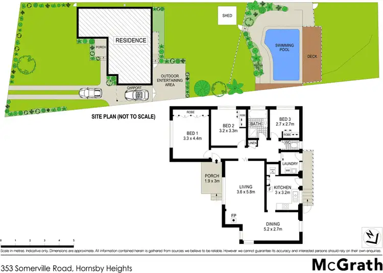 Floorplan of Homely house listing, 353 Somerville Road, Hornsby Heights NSW 2077