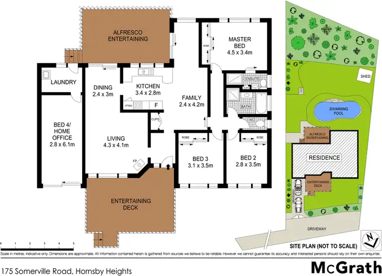 Floorplan of Homely house listing, 175 Somerville Road, Hornsby Heights NSW 2077