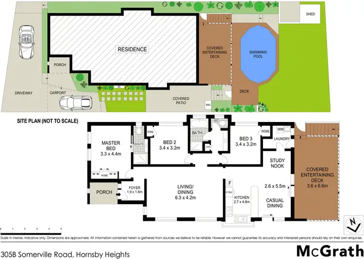 Floorplan of Homely house listing, 305B Somerville Road, Hornsby Heights NSW 2077