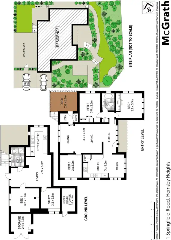 Floorplan of Homely house listing, 1 Springfield Road, Hornsby Heights NSW 2077