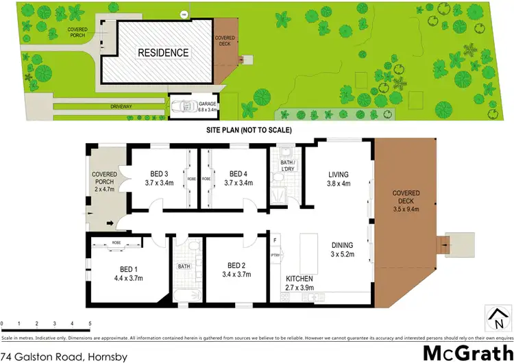 Floorplan of Homely house listing, 74 Galston Road, Hornsby NSW 2077