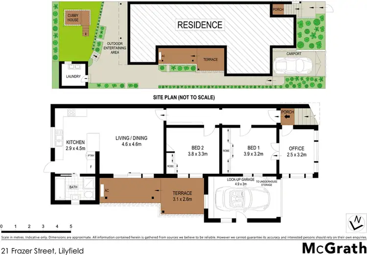 Floorplan of Homely house listing, 21 Frazer Street, Lilyfield NSW 2040