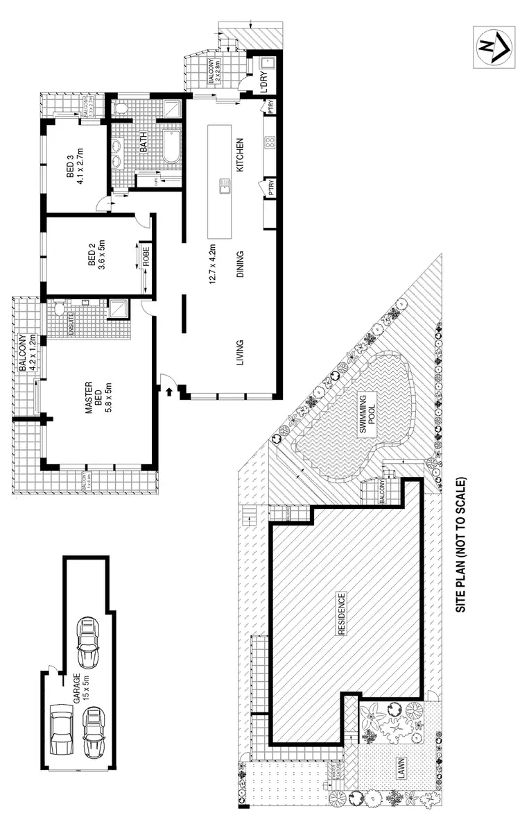 Floorplan of Homely house listing, 6 Marie Dodd Crescent, Blakehurst NSW 2221