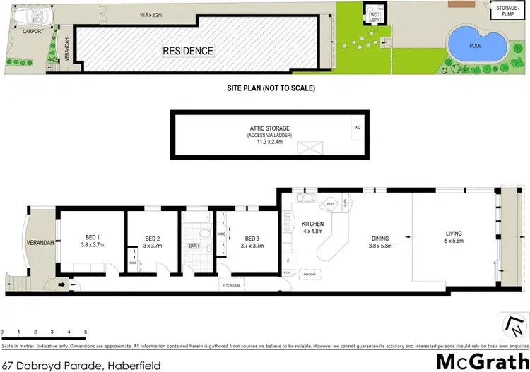 Floorplan of Homely house listing, 67 Dobroyd Parade, Haberfield NSW 2045