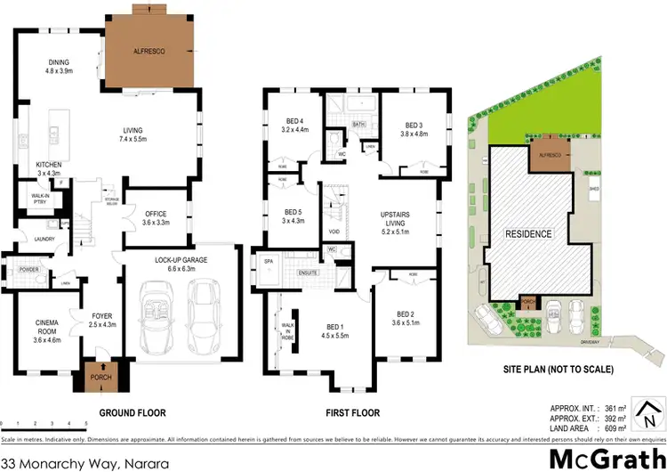 Floorplan of Homely house listing, 33 Monarchy Way, Narara NSW 2250