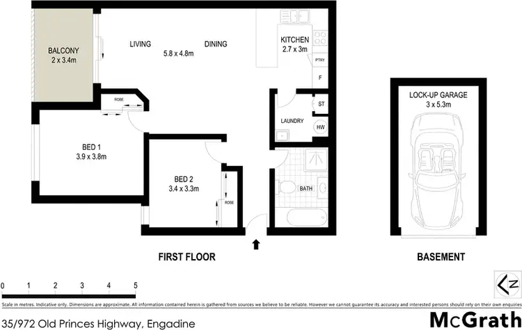 Floorplan of Homely apartment listing, 35/972 Old Princes Highway, Engadine NSW 2233
