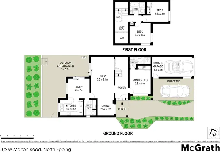 Floorplan of Homely townhouse listing, 3/269 Malton Road, North Epping NSW 2121