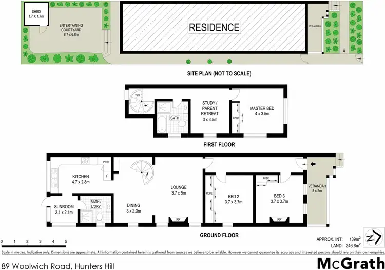 Floorplan of Homely house listing, 89 Woolwich Road, Hunters Hill NSW 2110
