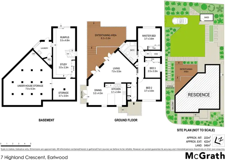Floorplan of Homely house listing, 7 Highland Crescent, Earlwood NSW 2206