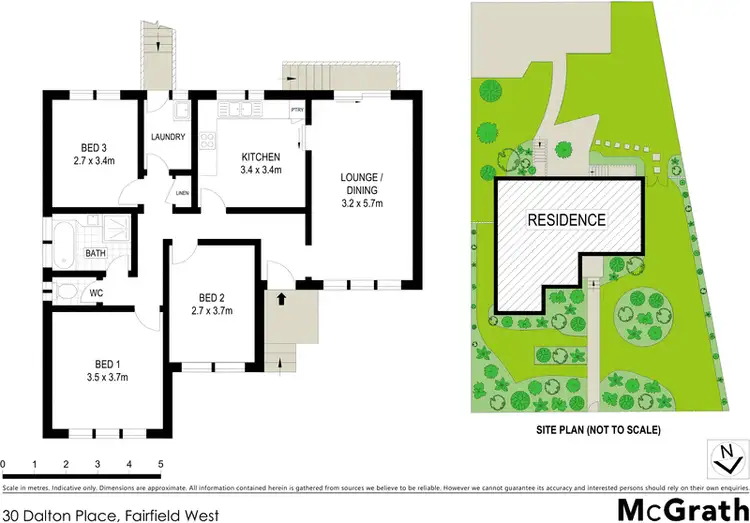 Floorplan of Homely house listing, 30 Dalton Place, Fairfield West NSW 2165